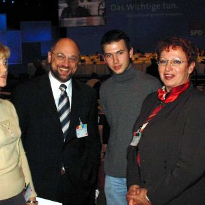 Martin Schulz MdEP (zweiter von links)
