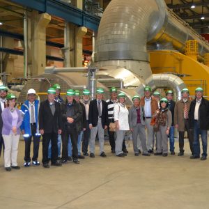 Die SPD-Kreistagsfraktion bei einer RWE-Kraftwerksführung in Niederaußem