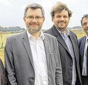 Harald Könen, Dietmar Nietan, Guido van den Berg und Peter Münstermann