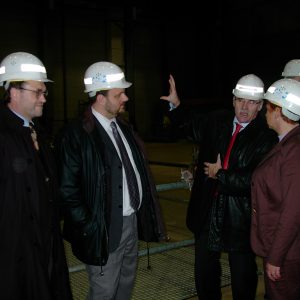 SPD-Delegation im Kraftwerk Niederaußem