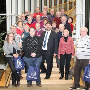 Besuchergruppe mit "Beburger Einigkeit" organisiert von Peter-Josef Drexler