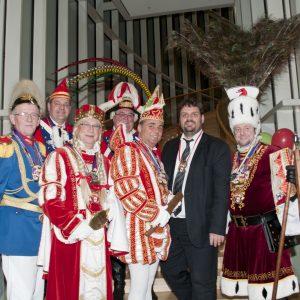 Dreigestirn der KG Fidelio 2013 besucht Guido van den Berg