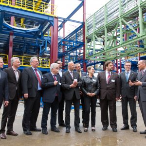 SPD-AK besucht die Baustelle der TDI Anlage im Chemiepark Dormagen