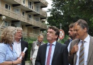 Minister Michael Groscheck besucht Bergheim Süd-West