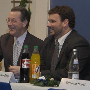 Gabriele Frechen MdB, Franz Müntefering MdB, Guido van den Berg und Bernhard Hadel