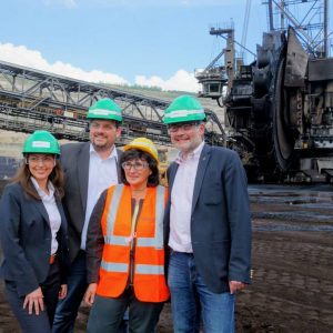 Yasmin Fahimi, Guido van den Berg, Barbara Lacroix-Kratz und Dietmar Nietan