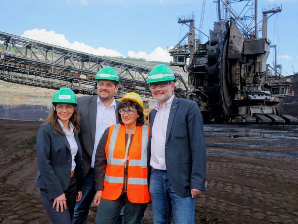 Yasmin Fahimi, Guido van den Berg, Barbara Lacroix-Kratz und Dietmar Nietan