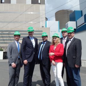 Sebastian Hartmann MdB, Minister Garrelt Duin, Guido van den Berg MdL, Dagmar Andres MdL und Dieter Faust