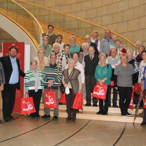AWO Besuchergrupper aus Kaster-Königshoven im Landtag