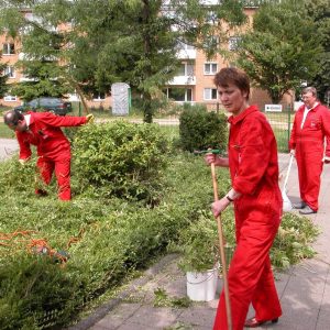 Rotmann Aktion in Bedburg-Kaster
