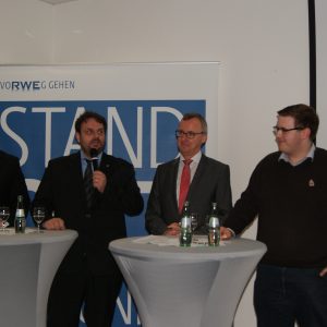 Posiumsdiskussion RWE Standort Zukunft in Hürth