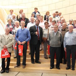 Der VdK Pütz besucht den Düsseldorfer Landtag