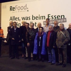 Die SPD-Kreistagsfraktion informiert sich vor Ort bei ReFood in Erftstadt