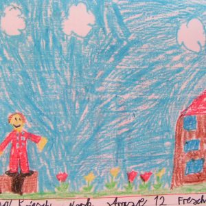 Rotmann Kindermalwettbewerb Motiv