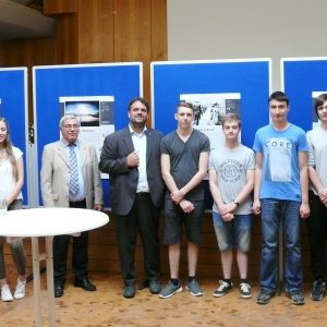 Einweihung der Ausstellung "Kalter Krieg" im Erftgymnasium in Bergheim
