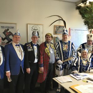 Im Düsseldorfer Abgeordnetenbüro von Guido van den Berg MdL