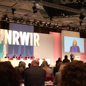 Hannelore Kraft auf dem Landesparteitag