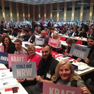 Die Delegatrion aus dem Rhein-Erft-Kreis auf dem SPD-Landesparteitag