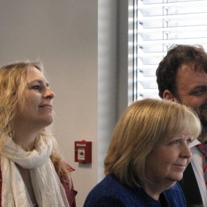 Brigitte Dmoch-Schweren MdL, Dagmar Andres MdL, Hannelore Kraft MdL und Guido van den Berg MdL