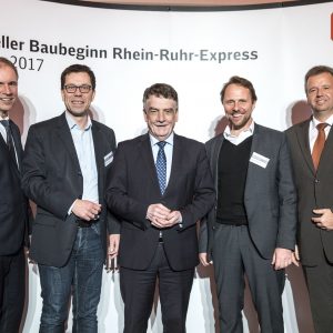 Foto vom Offiziellen Baubeginn des RRX
