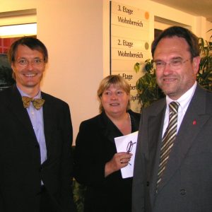 Karl Lauterbach, Helga Hühn-Mengel und Bernhard Hadel