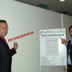 getarnte CDU-Wahlwerbung im Kreishausfoyer