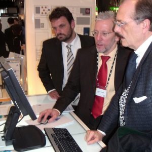 Stand der Firma bob auf der CeBit in Hannover