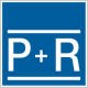 P&R-Parklatz-Schild