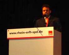 Guido van den Berg auf dem SPD-Kreisparteitag