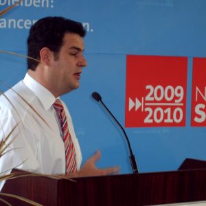 SPD-Generalsekretär Hubertus Heil bei seiner Rede auf dem Konvent