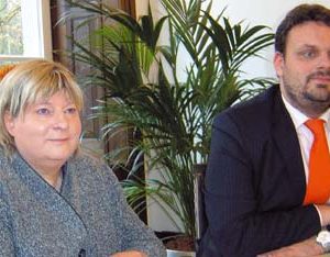 Helga Kühn-Mengel und Guido van den Berg (Foto: Stölting)