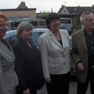 Kühn-Mengel, Frechen, Schmidt, Moron Fraktion vor Ort Köttingen 1. Juni 2007
