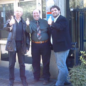 Hans Krings, David Boventer und Guido van den Berg gehen positiv n den Wahlkampf