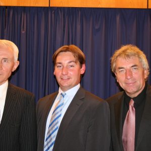 Gemeinsam für die Region: Landratskandidat Hans Krings, Europakandidat Sebastian Hartmann und der Kölner OB-Kandidat Jürgen Roters