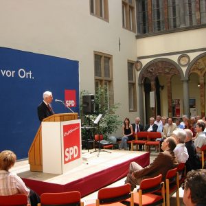 Hans Krings bei der 140 Jahr Feier der SPD