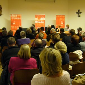 Martin Schulz bei der Mitgliederversammlung am 30.10.2009 in Erftstadt