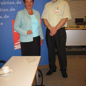 Gabriele Frechen MdB und Betriebsrat Anton Pohl
