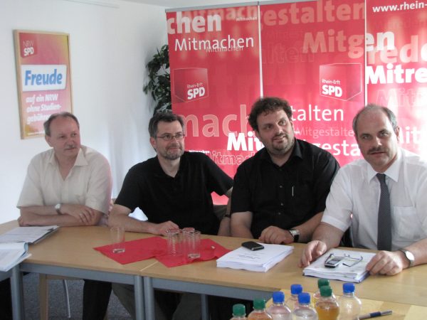 Hans-Peter Lafos, Dietmar Nietan, Guido van den Berg, Dieter Faust (13.7.2010)
