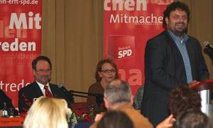 Guido van den Berg auf dem SPD-Kreisparteitag