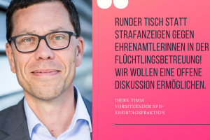 Zitat Timm: Runder Tisch statt Strafanzeigen