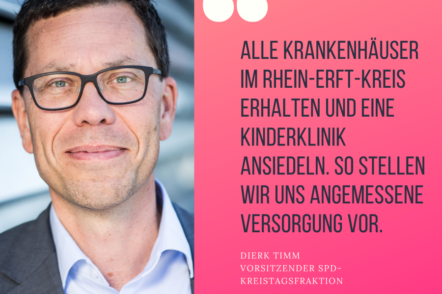 Dierk Timm: Krankenhäuser erhalten und Kinderklinik ansiedeln