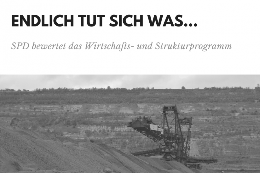 Überschrift: Endlich tut sich was, SPD bewertet das WSP
