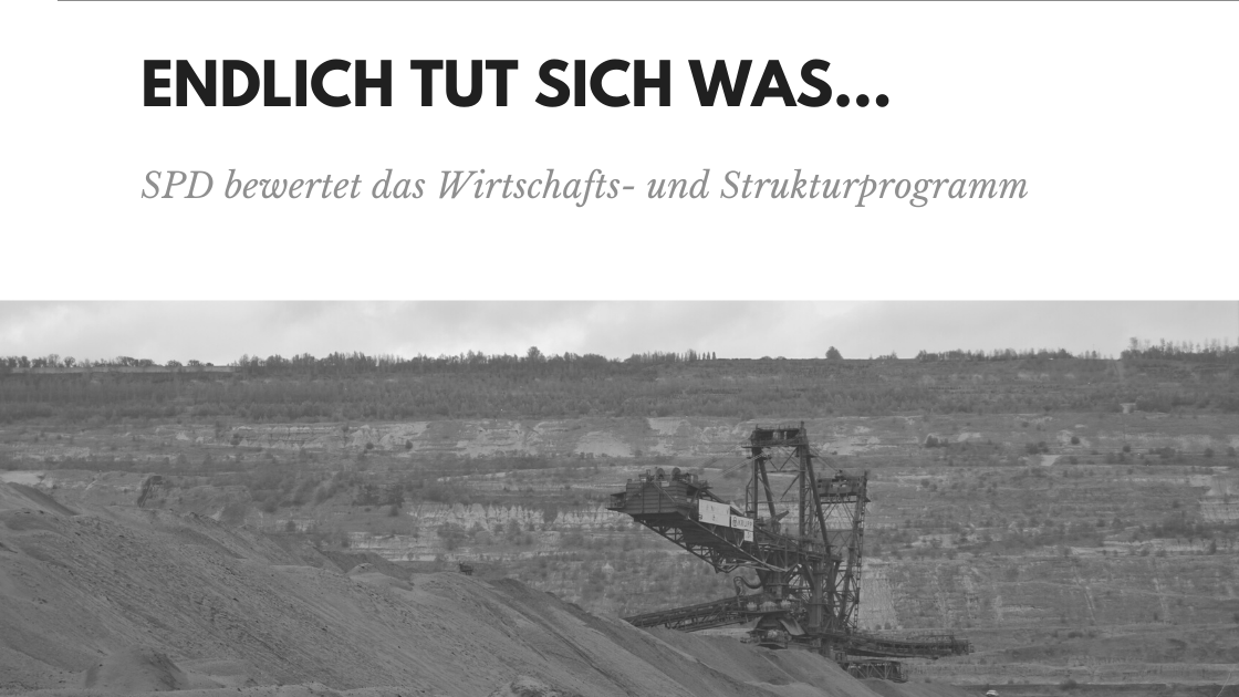 Überschrift: Endlich tut sich was, SPD bewertet das WSP