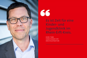 Dierk Timm: Es ist Zeit für eine Kinderklinik im REK.