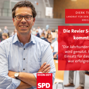 Dierk Timm lächelnd mit verschränkten Armen: Die Revier S-Bahn kommt. Unser Druck hat gewirkt.