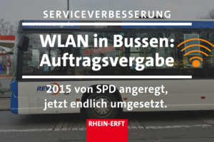 Endlich Auftragsvergabe für WLAN in Bussen. Das Sharepic zeigt ein Fahrzeug der REVG