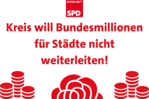 Text: Kreis will Bundesmillionen für Städte nicht weiterleiten