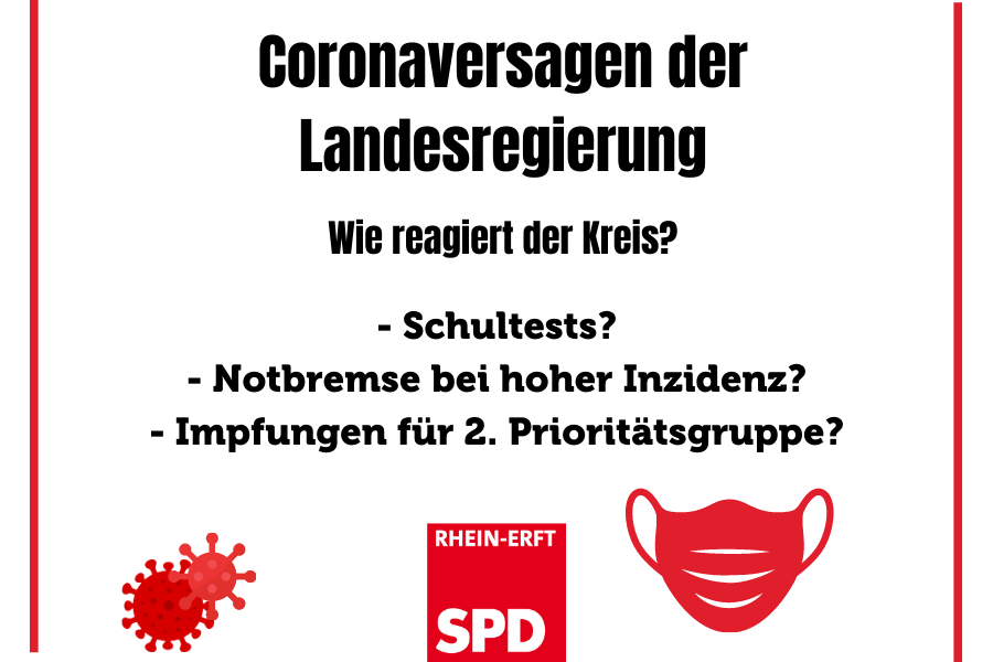 Sharepic: Wie reagiert der Kreis auf das Coronaversagen der Landesregierung?