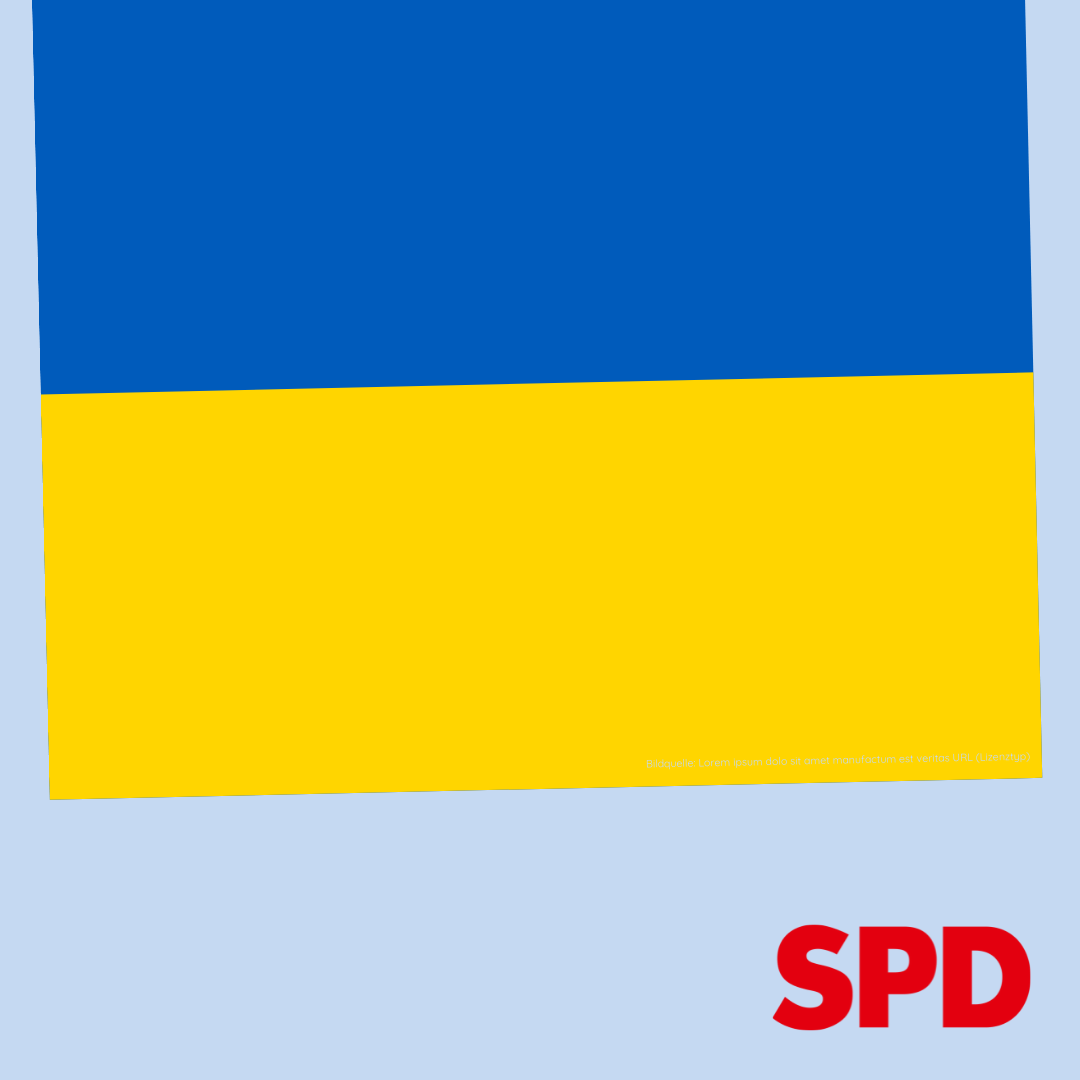 Flagge der Ukraine